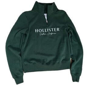 Hollister Dark Green Cowl Neck Sweater